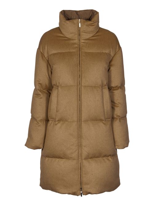 Long reversible camel down jacket MAX MARA | 2429496045600001